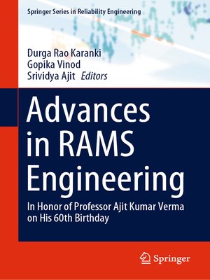 cover image of Advances in RAMS Engineering